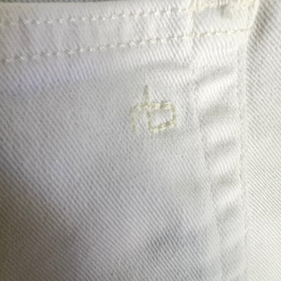 Rag & Bone Dre Slim Boyfriend Jeans, Optic White, Size 25 - Picture 7 of 11